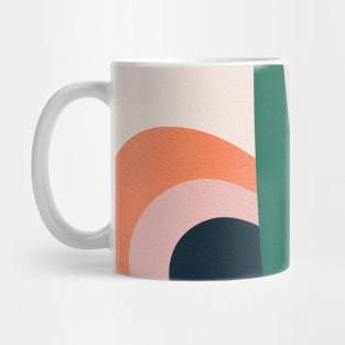 Abstract Mid Century Modern, Leaf, Scandinavian WallArt 2 Mug